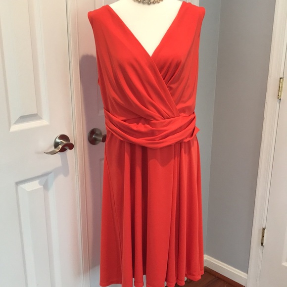 Ralph Lauren coral dress - Picture 2 of 6